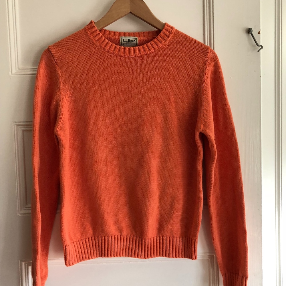 COPY - LL Bean Orange Sweater